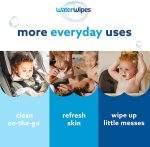 WaterWipes Plastic-Free Original Baby Wipes, 99.9% Water Based Wipes, Unscented & Hypoallergenic for Sensitive Skin, 720 Count (Pack of 12), Packaging May Vary - Image 6